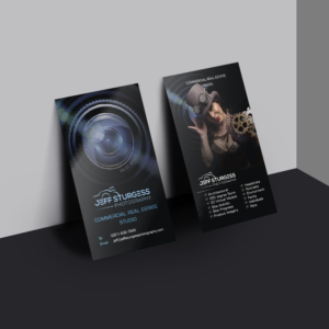 Visitenkarten-Design von Creative Jiniya für Jeff Sturgess Photography LLC | Design: #18670673