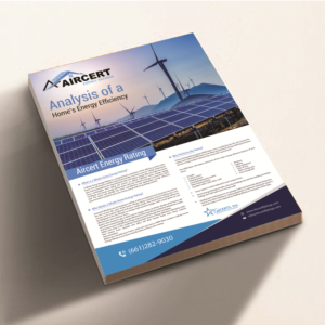 Design de Flyer par creative.bugs pour Aircert Energy Ratings, Inc. | Design : #18674624