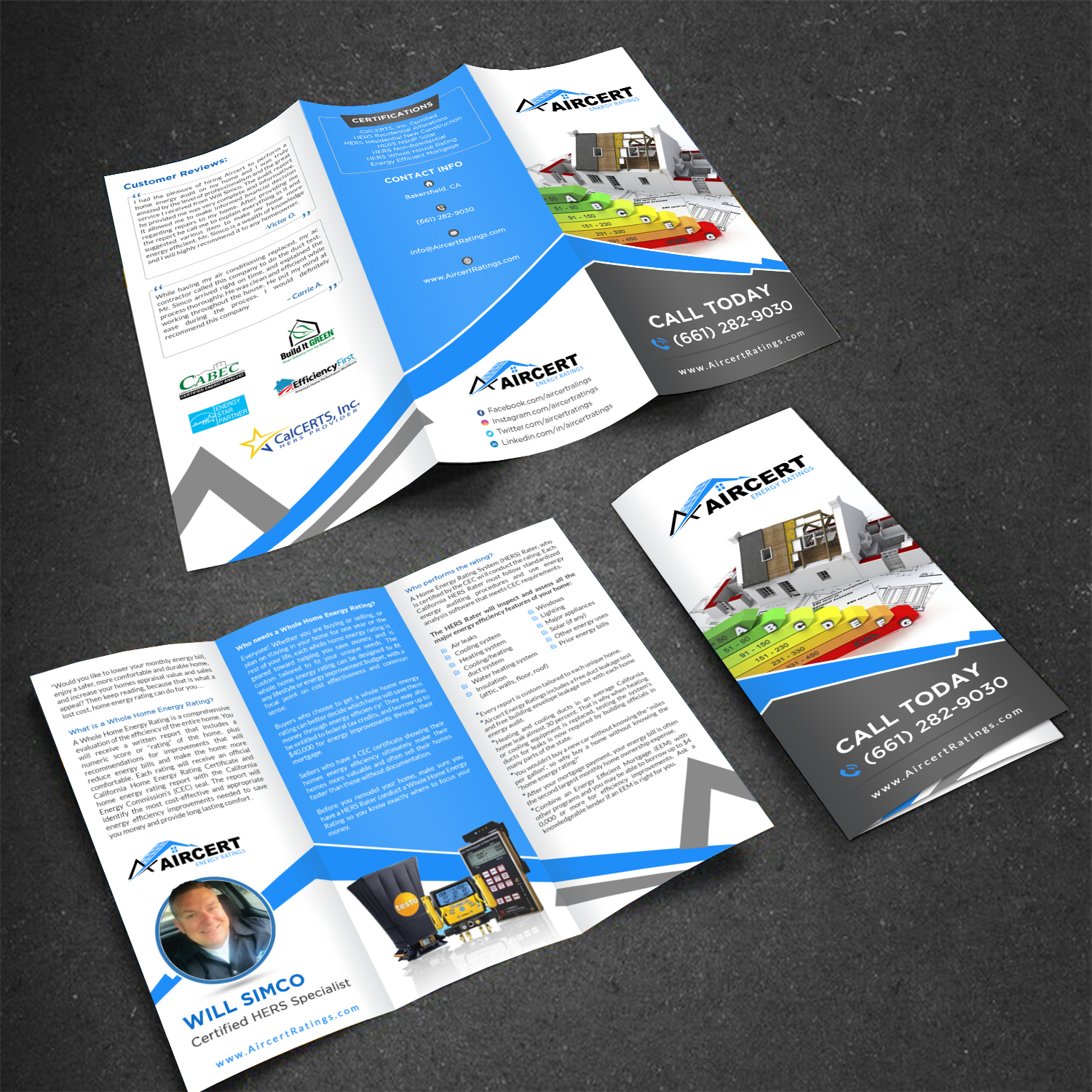 Flyer Design by creative.bugs for Aircert Energy Ratings, Inc. | Design #18683495
