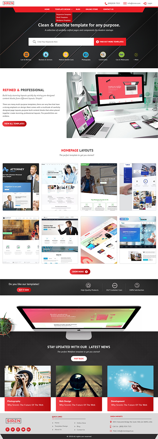 Web Design by Shampa Das for CodeStrong, LLC | Design #18684229