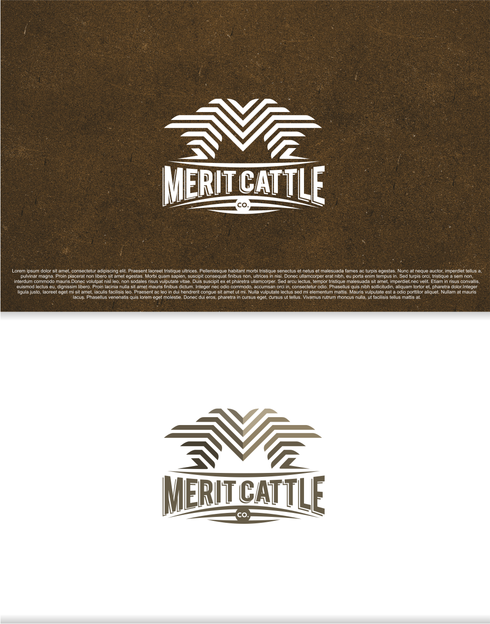 Logo-Design von artswolf für Merit Cattle Co. | Design #18809982