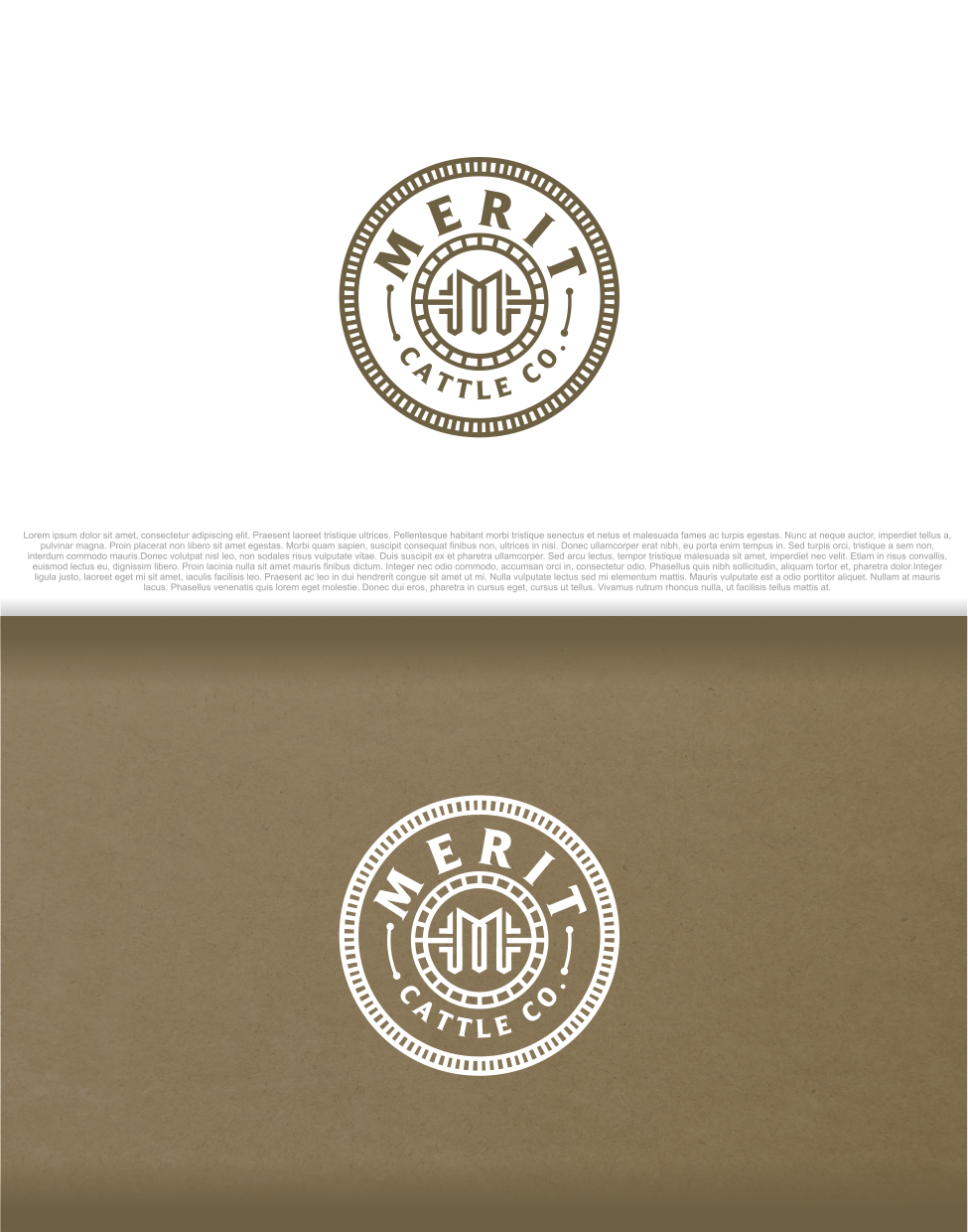 Logo-Design von artswolf für Merit Cattle Co. | Design #18809987