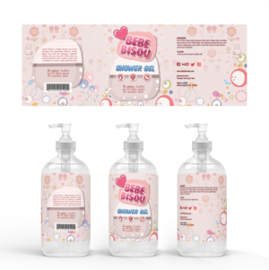 bebe Bisou for Girls | Label Design by SAI DESIGNS