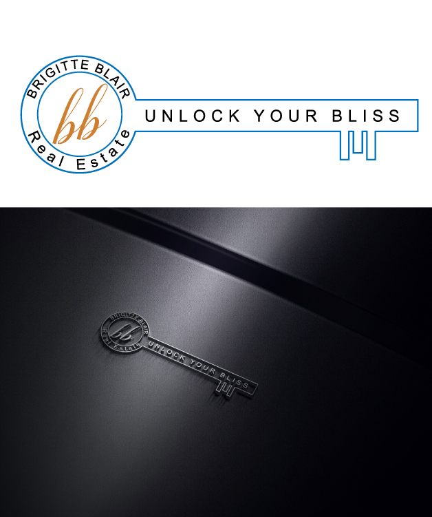 Upmarket, Elegant, Real Estate Logo Design for "Brigitte Blair Real
