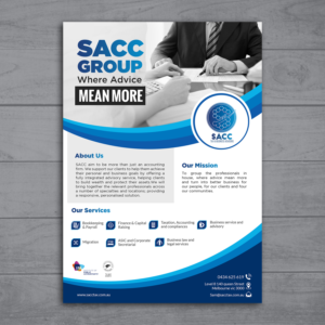 Design de Flyer par debdesign pour SACC Services pty ltd | Design : #18729074