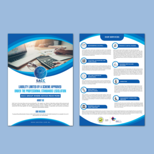 Design de Flyer par Deepak_9_Malhotra pour SACC Services pty ltd | Design : #18724602
