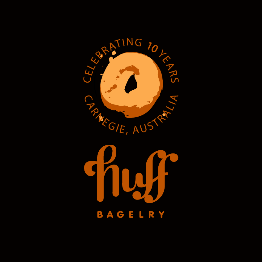 T-shirt Design by jamesmccue1 for huff bagelry | Design #18704384