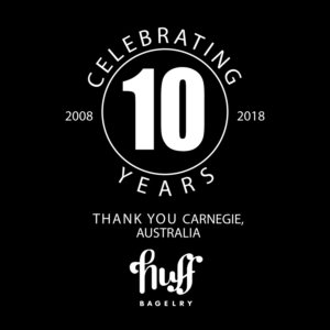 T-shirt Design by jamesmccue1 for huff bagelry | Design: #18724699