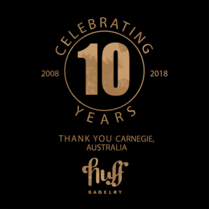 T-shirt Design by jamesmccue1 for huff bagelry | Design: #18724703