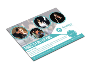 Soulfege Music Studio needs a promotional postcard design  | Business Card Design by Riz'