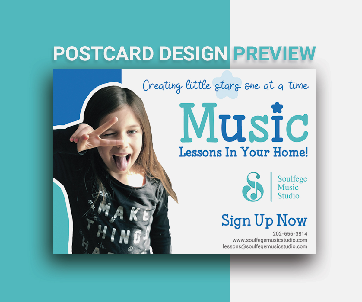 Business Card Design by JK18 for Soulfege Music Studio LLC | Design #19169771