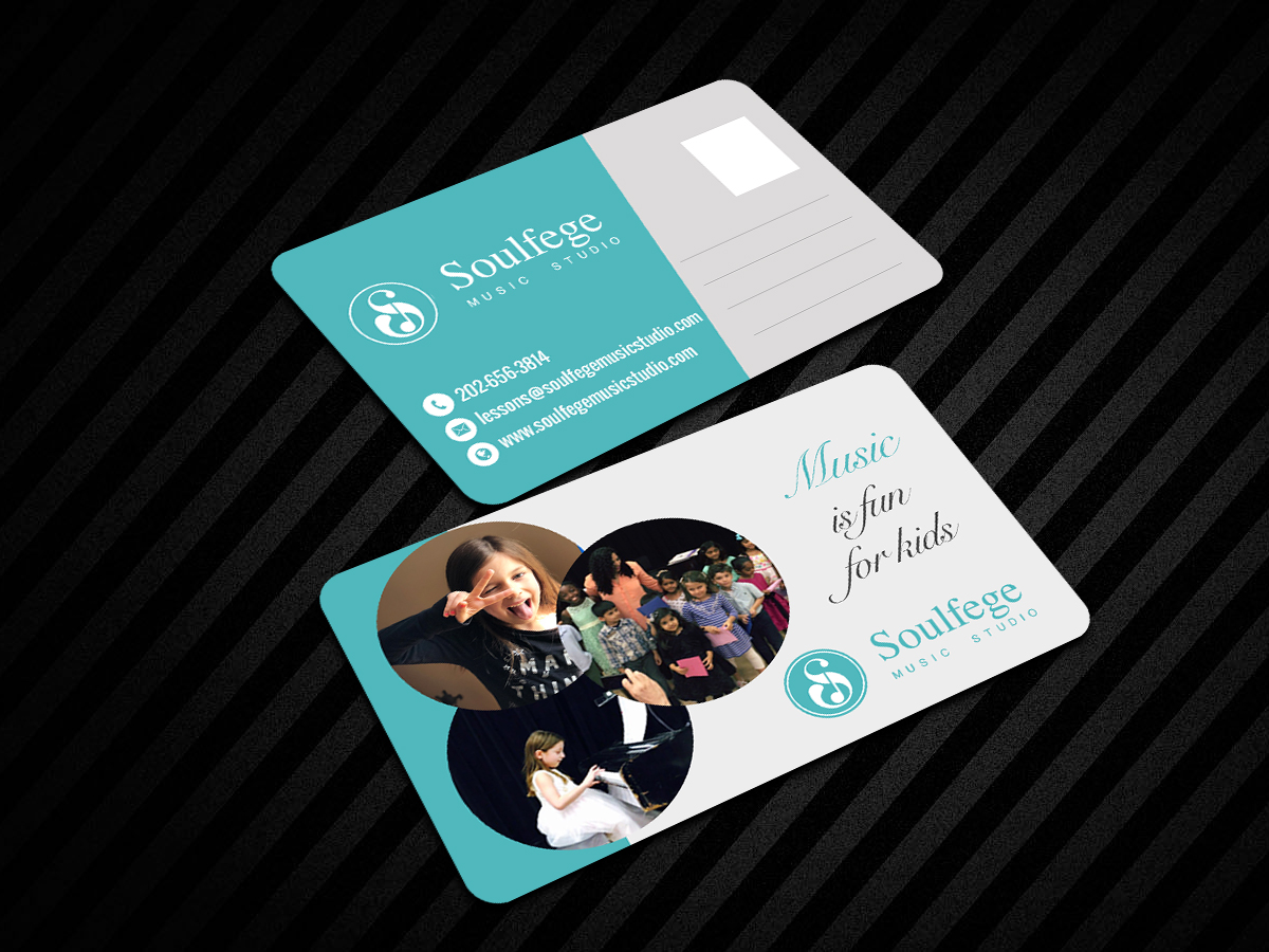 Business Card Design by Creations Box 2015 for Soulfege Music Studio LLC | Design #19106516