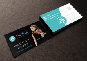 Business Card Design by Creations Box 2015 for Soulfege Music Studio LLC | Design: #19106519
