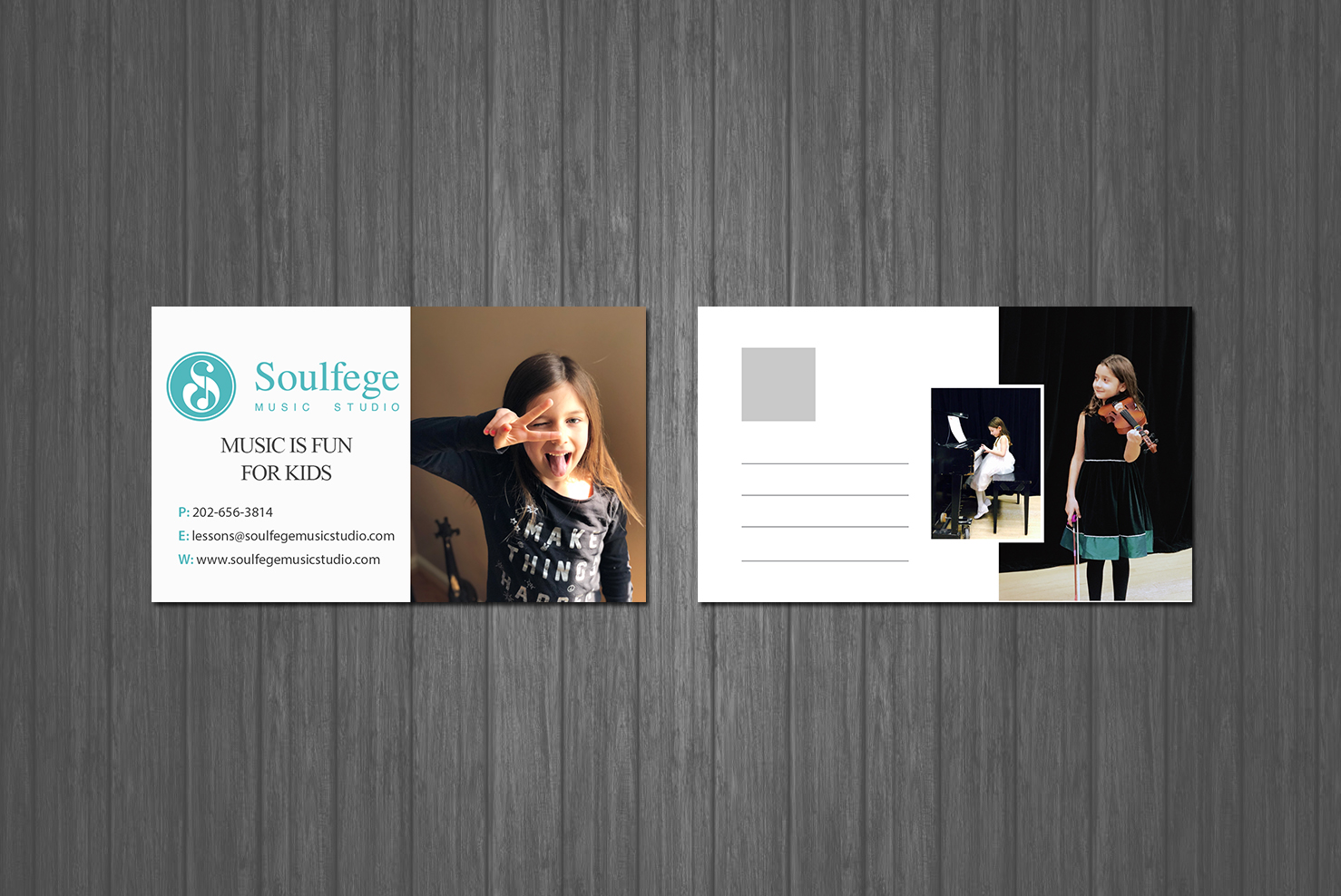 Business Card Design by Creations Box 2015 for Soulfege Music Studio LLC | Design #19106520