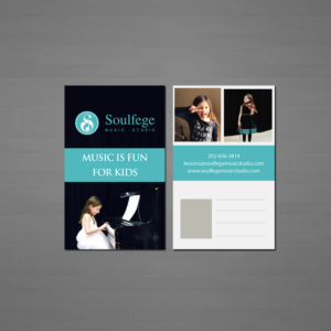 Business Card Design by Creations Box 2015 for Soulfege Music Studio LLC | Design: #19106536