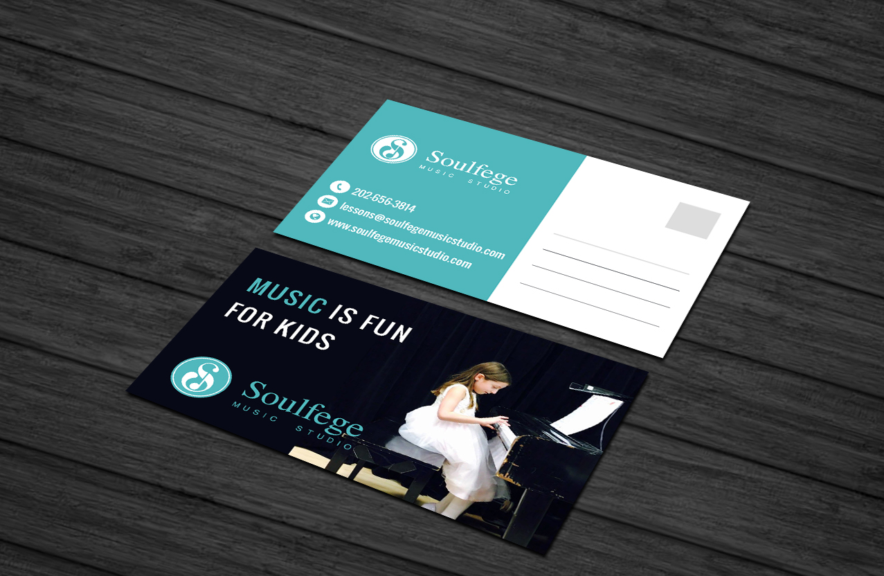 Business Card Design by Creations Box 2015 for Soulfege Music Studio LLC | Design #19106573