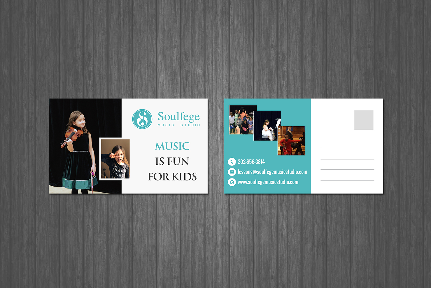 Business Card Design by Creations Box 2015 for Soulfege Music Studio LLC | Design #19106574