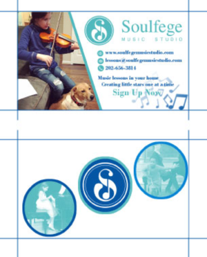 Business Card Design by Danon Alston for Soulfege Music Studio LLC | Design: #19152073