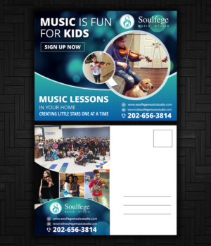 Visitenkarten-Design von New Creative Ideas für Soulfege Music Studio LLC | Design #19130912