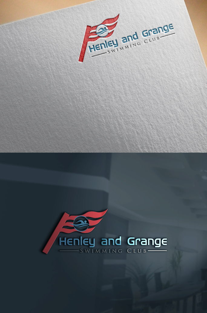 Diseño de Logo por greenapple 3 para Henley and Grange swimming club | Diseño #18683134