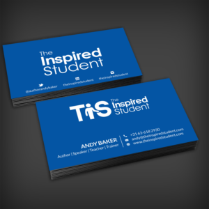 Author/ Speaker Business Card design | Business Card Design by SKYdesign