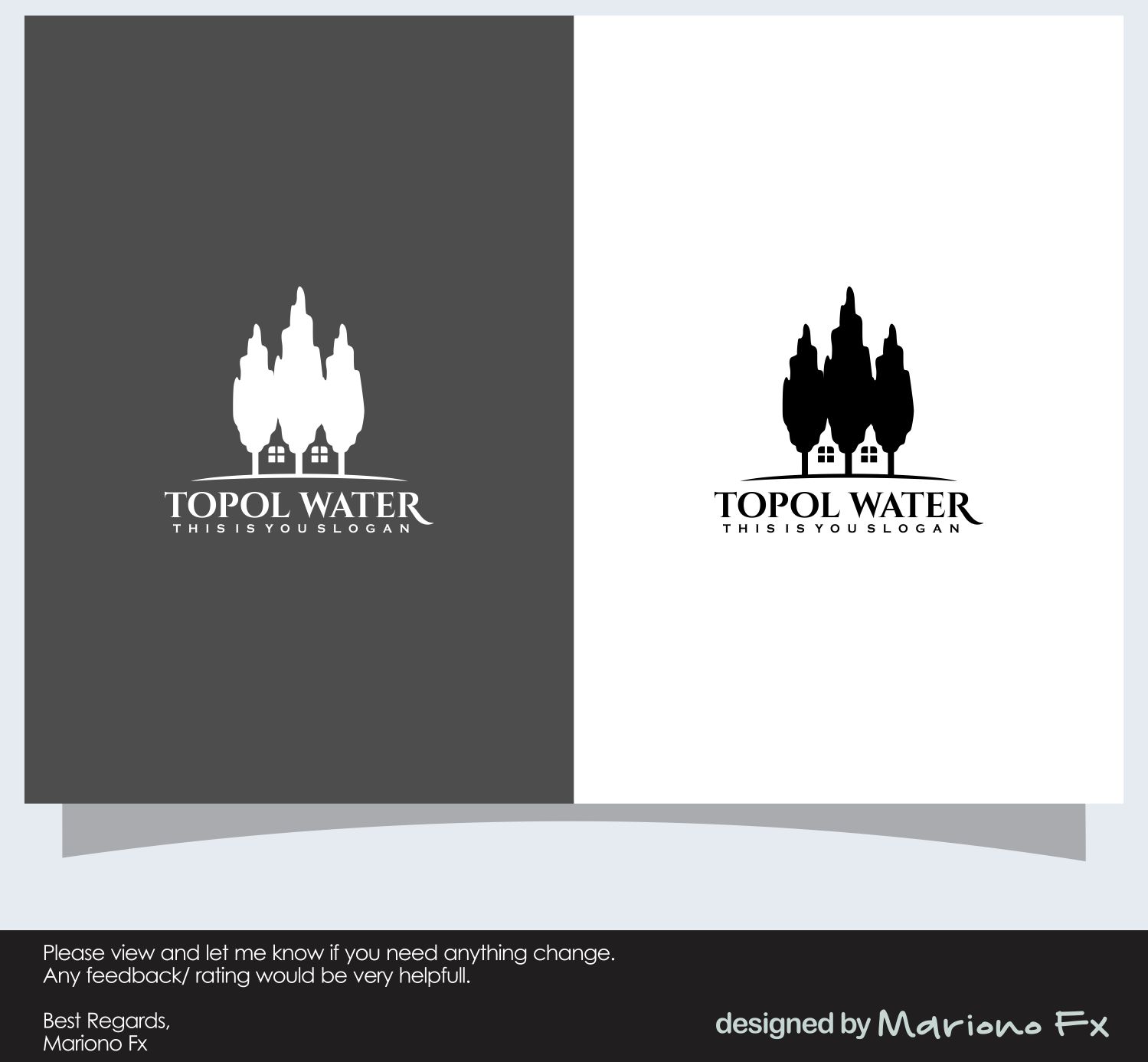 Logo Design by Mariono Fx for TopolWater, s.r.o. | Design #18675807