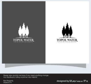 Logo Design by Mariono Fx for TopolWater, s.r.o. | Design: #18675807