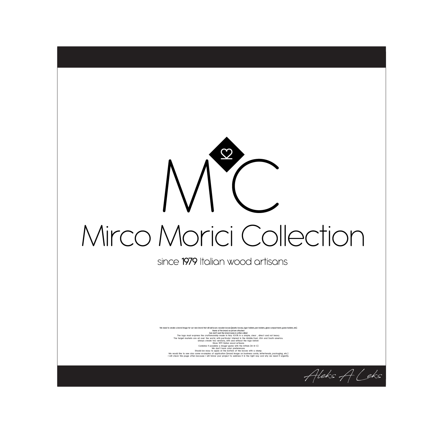 Logo Design by Alex A Lex for morici & marconi | Design #18690469