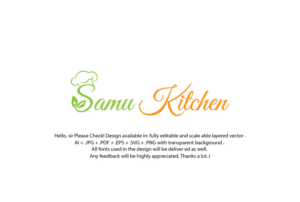 SAMU KITCHEN | Logo Design by juie design