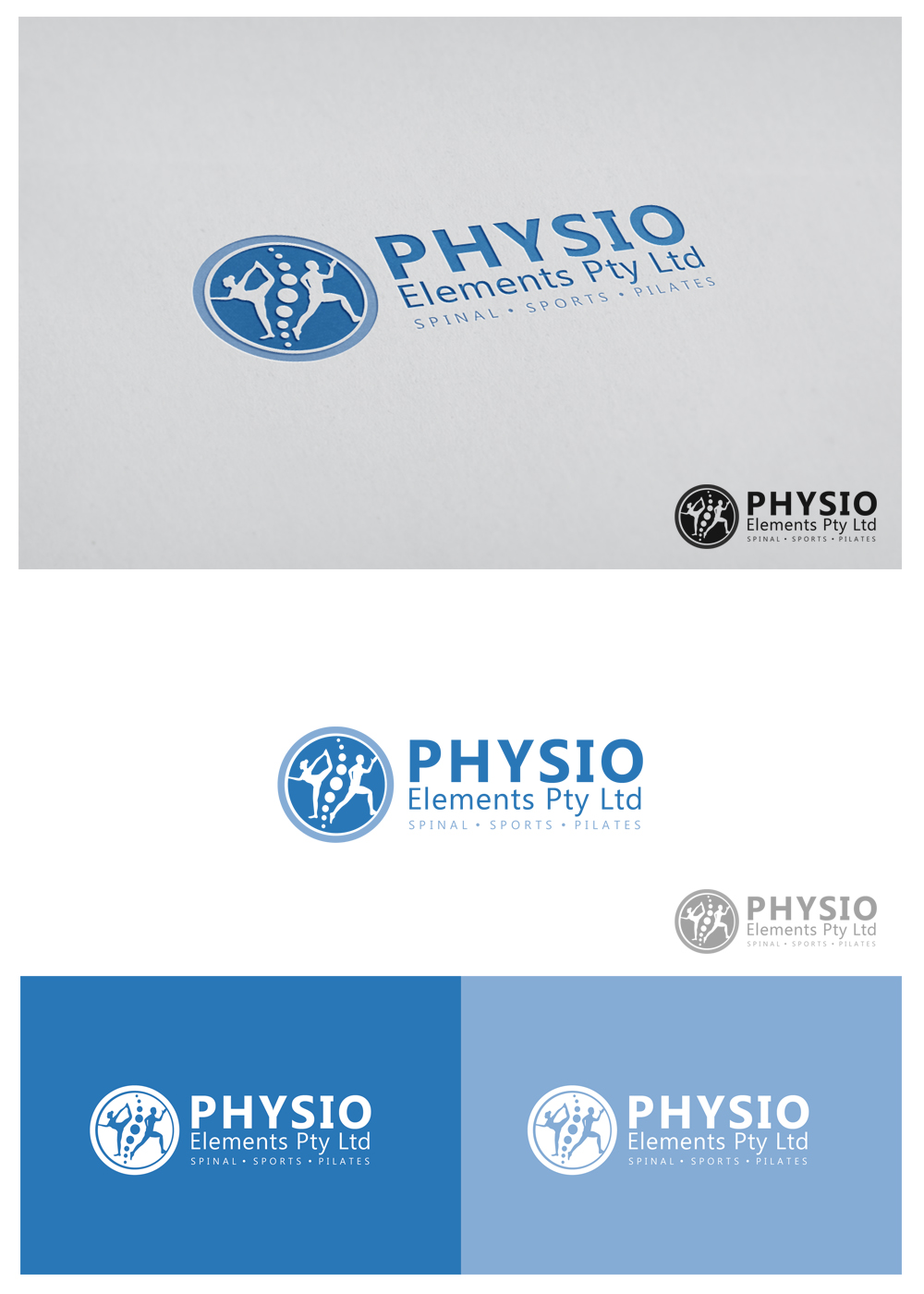 Logo Design by goranvisnjic82 for Physio Elements  | Design #18724401