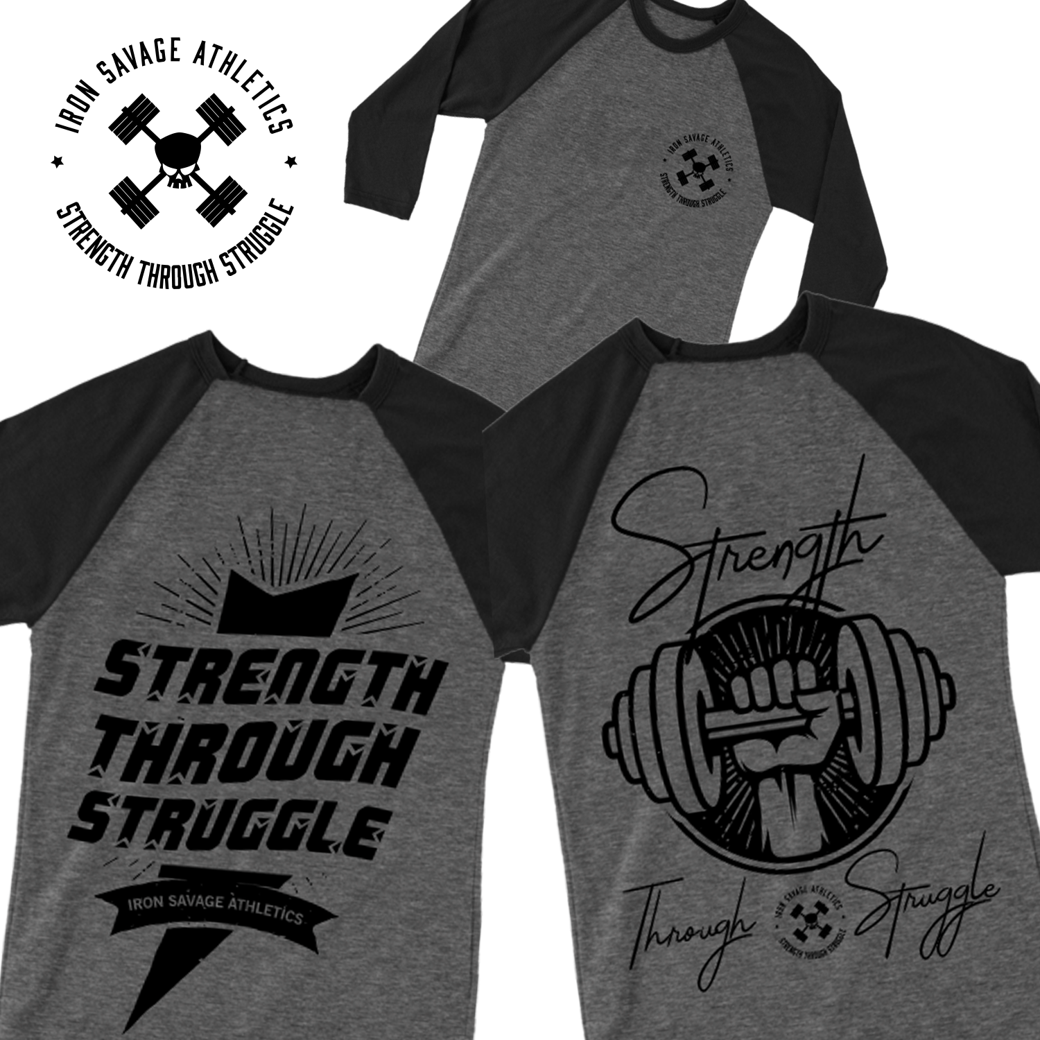 T-shirt Design by anyerber gonzalez for Iron Savage Athletics | Design #18705749