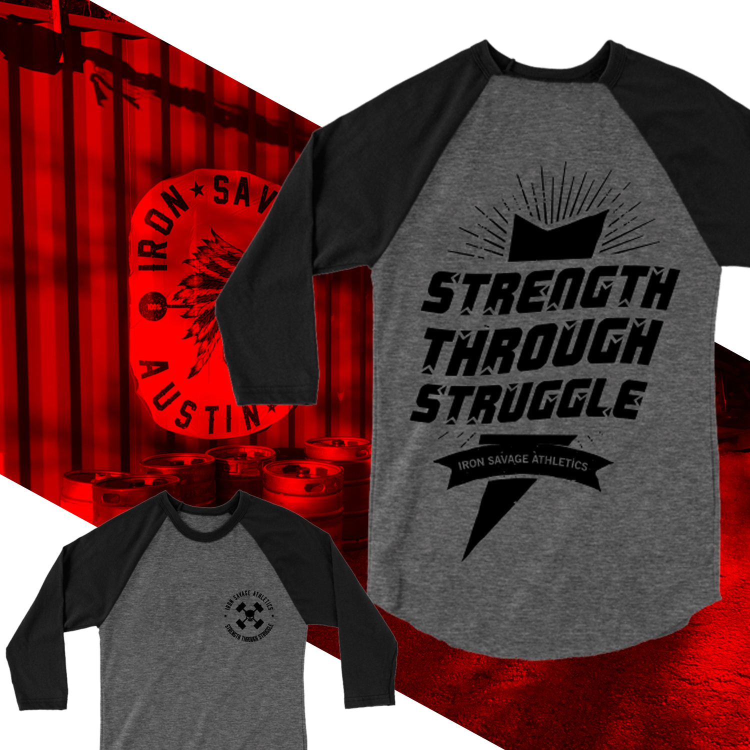 T-shirt Design by anyerber gonzalez for Iron Savage Athletics | Design #18715038