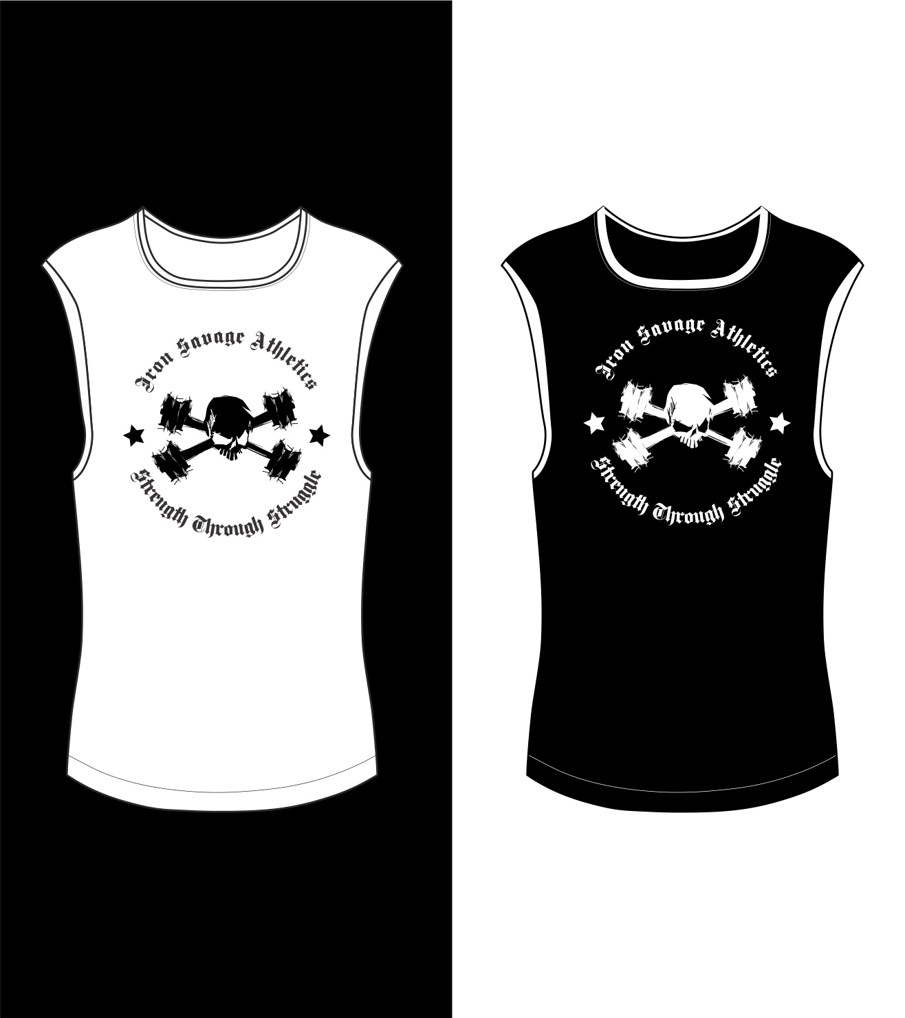T-shirt Design by Pavel U for Iron Savage Athletics | Design #18683349
