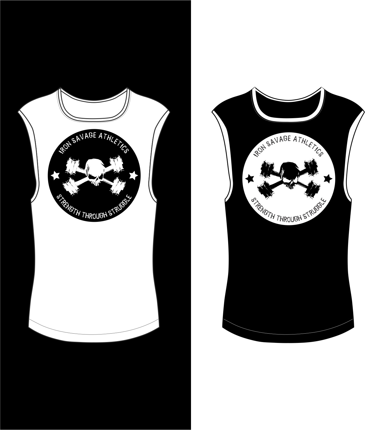 T-shirt Design by Pavel U for Iron Savage Athletics | Design #18683350