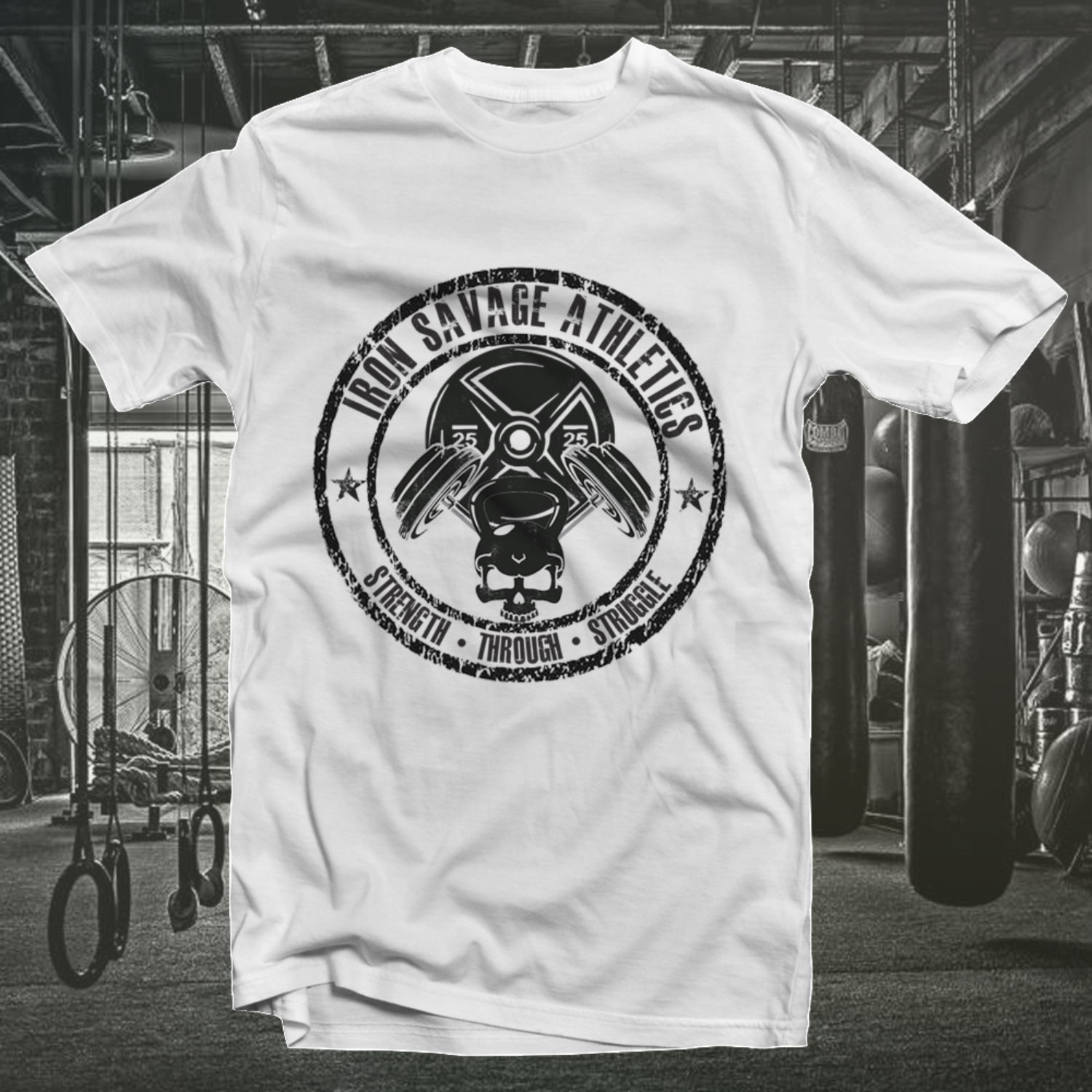 T-shirt Design by Kavin M. for Iron Savage Athletics | Design #18727409