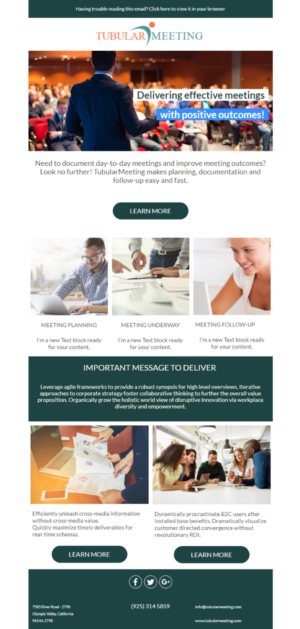 Email Marketing Design by Kristina Andonoff