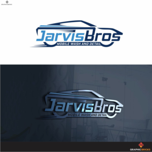 Jarvis Bros Mobile Wash and Detail | Logo Design by Graphic Bricks