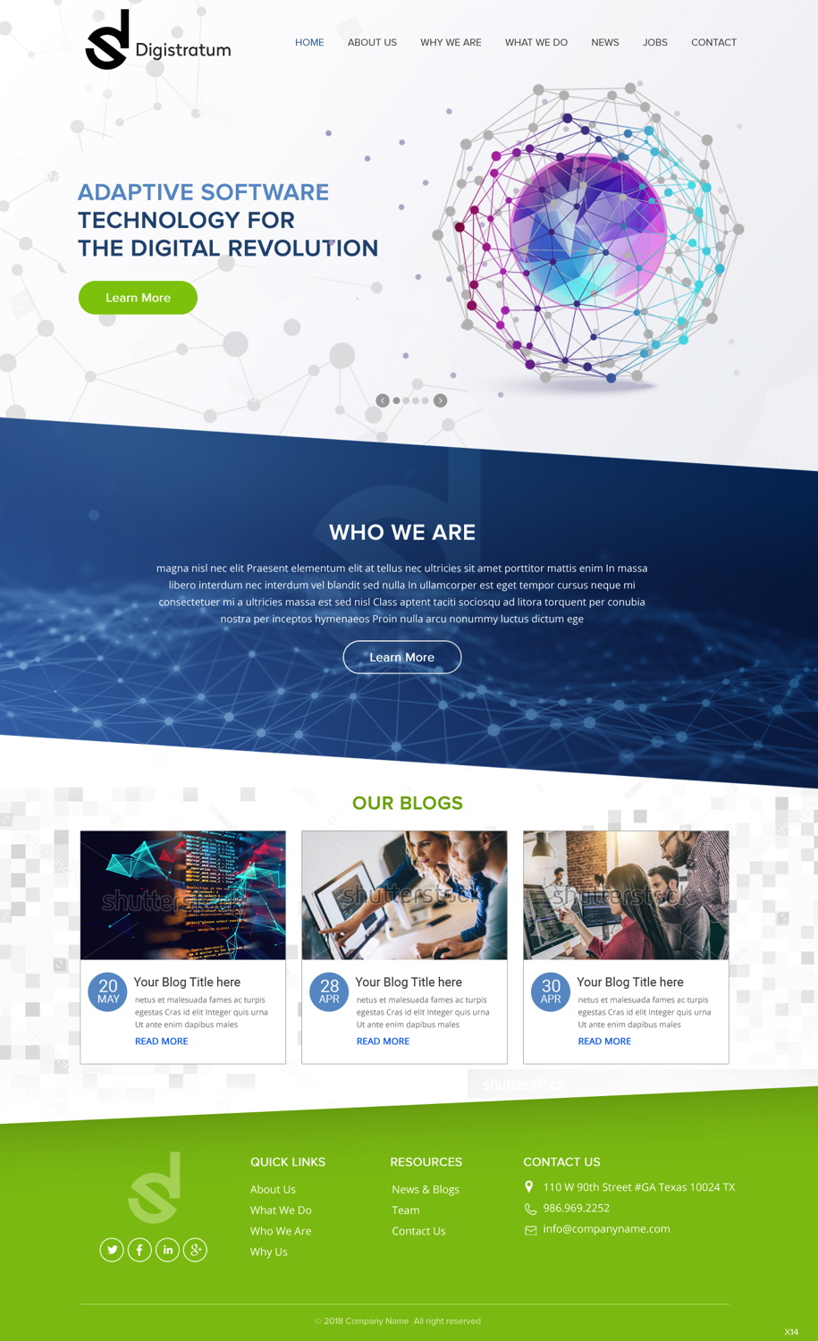 Web Design by pb for DigiStratum LLC | Design: #18713389