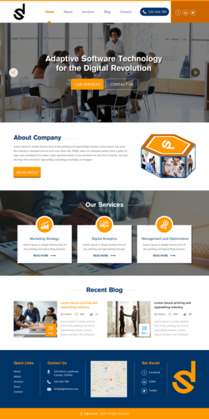 Web Design by rightway for DigiStratum LLC | Design: #18695443