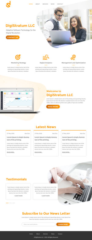 Web Design by rightway for DigiStratum LLC | Design: #18695446