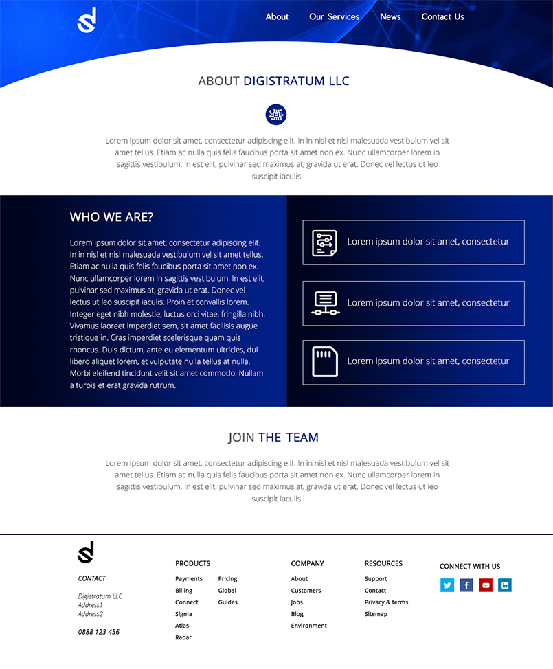 Web Design by sugidesign for DigiStratum LLC | Design #18723288