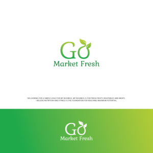 Logo Design by ecorokerz for Go Market Fresh | Design #18680083