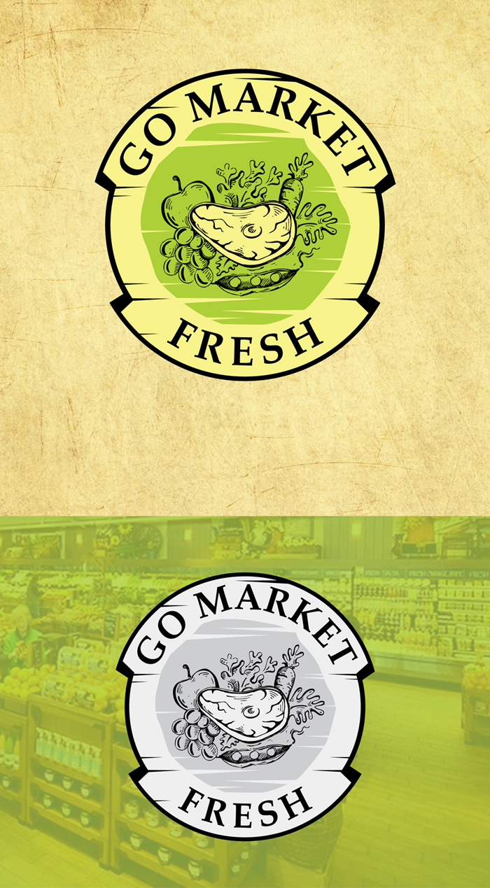 Design de Logo par quantumwebtech pour Go Market Fresh | Design #18682800