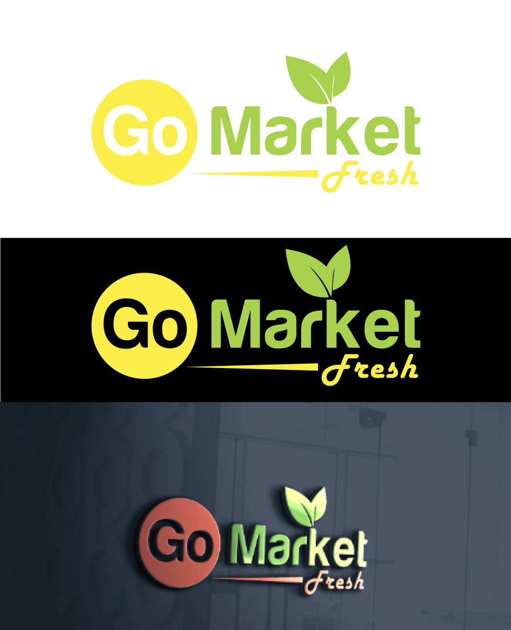 Logo Design by nexalite for Go Market Fresh | Design #18681031
