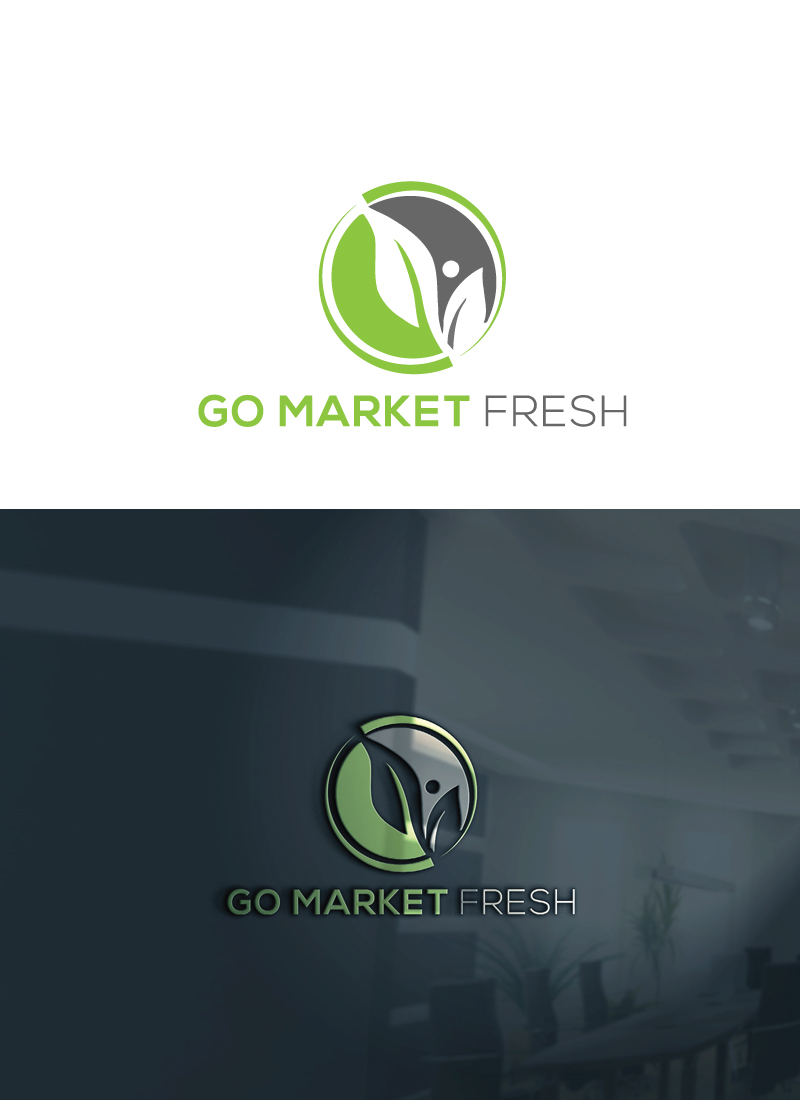 Logo Design by Tasnova 2 for Go Market Fresh | Design #18685930
