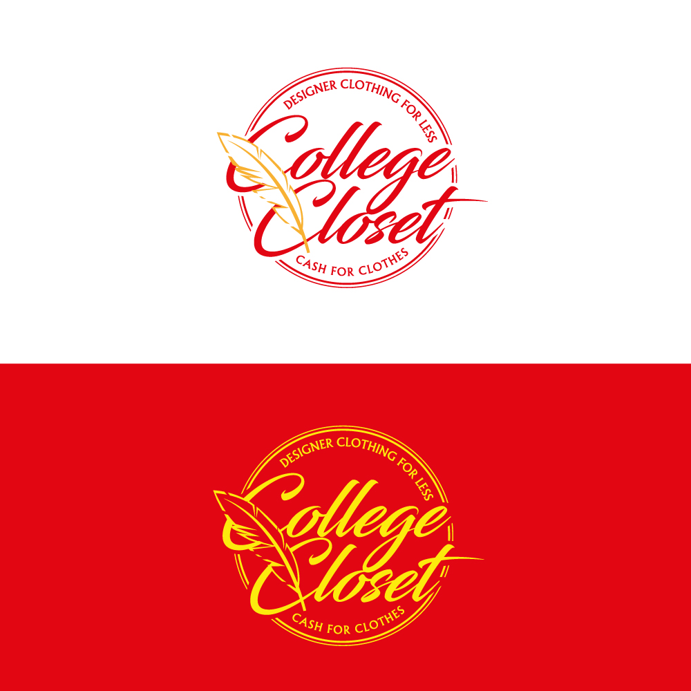 Logo Design by Sujit Banerjee for College Closet | Design #18683837