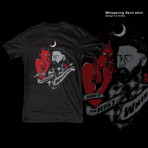 Whispering Devil | Diseño de Camiseta por Grebo