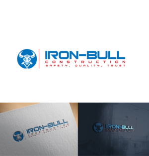 Logo Design by imyounuspathan 2 for Iron-Bull Construction  | Design: #18723918