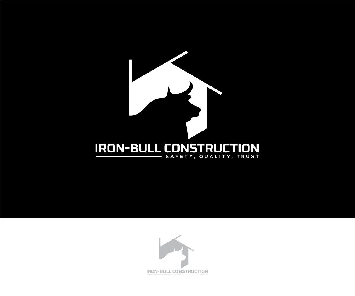 Logo Design by designmind78 for Iron-Bull Construction  | Design #18722373