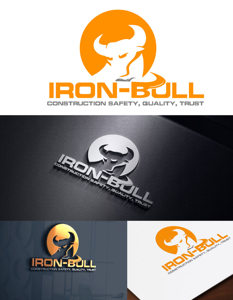Logo Design by nexalite for Iron-Bull Construction  | Design #18718528